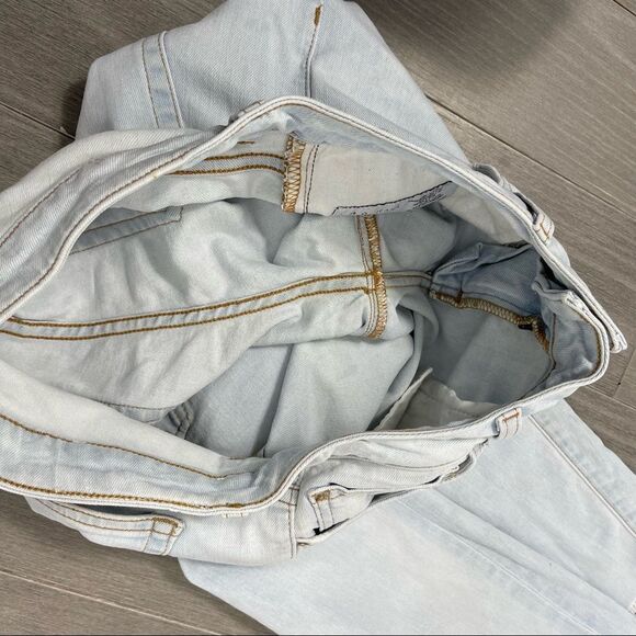 IRO JAROD Y2K Low Rise Distressed Ripped Skinny Crop Ankle Light Wash Jeans 28 - Picture 10 of 16